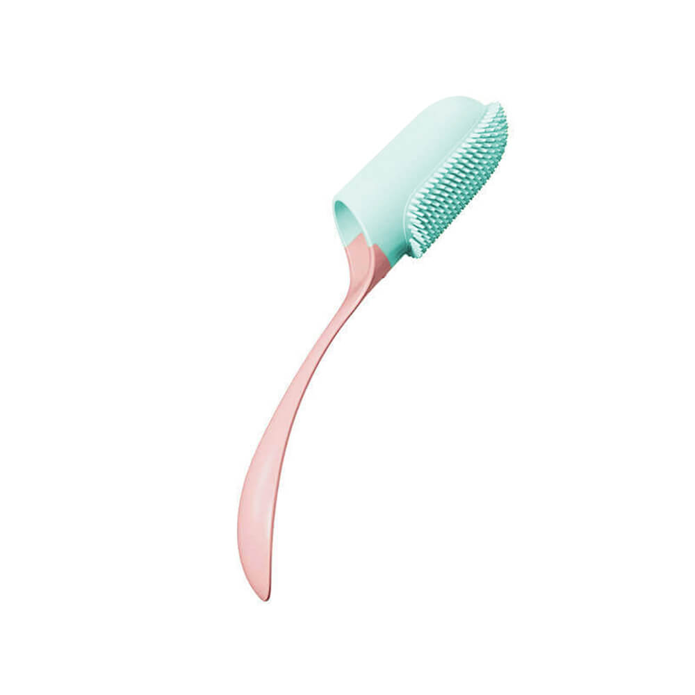 Compact pet finger toothbrush, perfect for travel and maintaining dog and cat dental hygiene on-the-go.