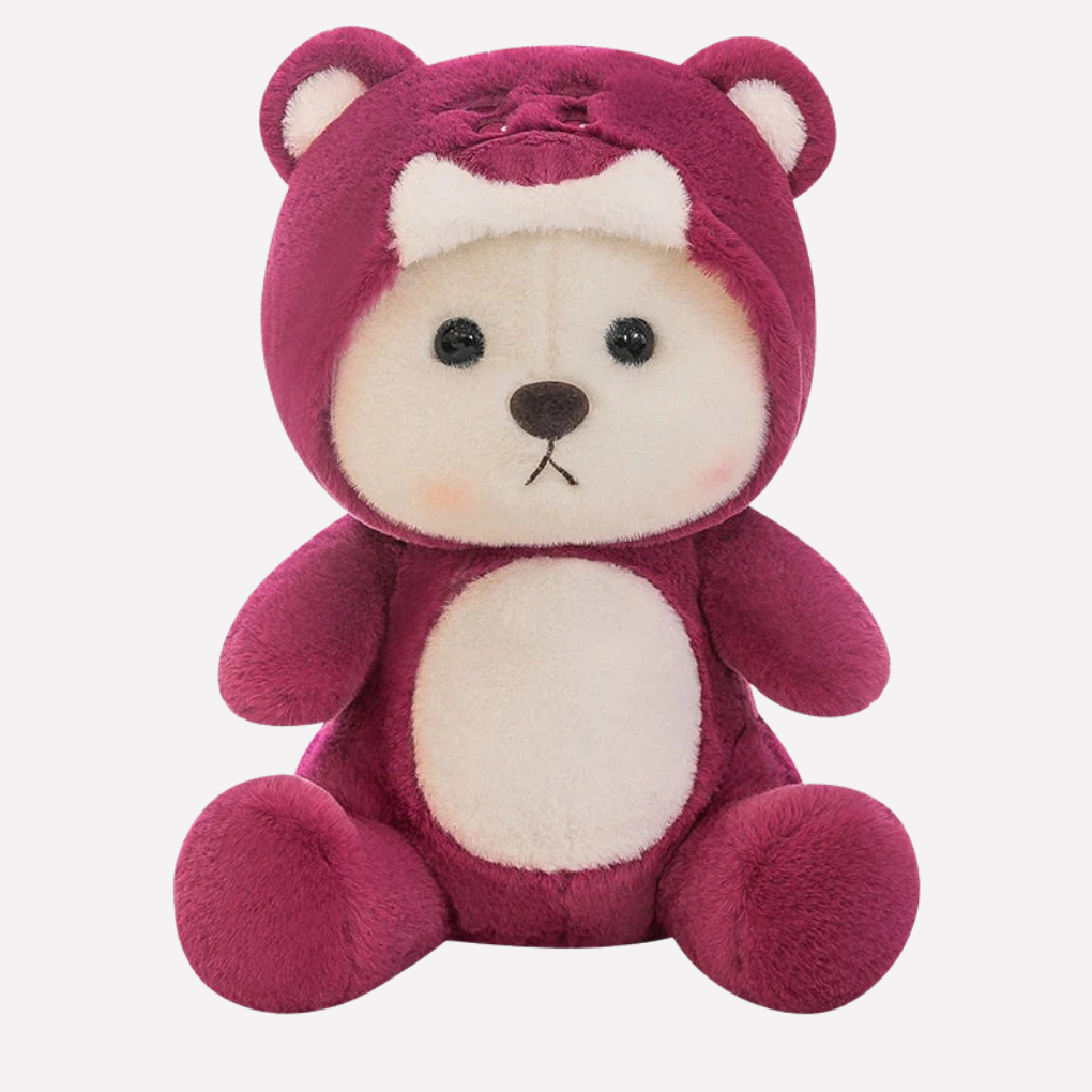 Versatile plush bear toy, a soft stuffed animal & cuddly pal for kids' playtime & gifts.