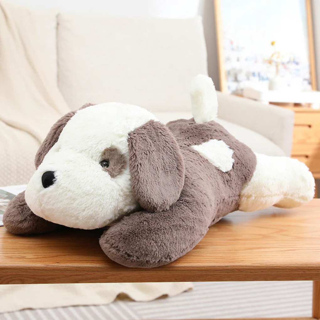 New4 plush dog toy, ideal for puppies, designed for gentle chewing and indoor fun