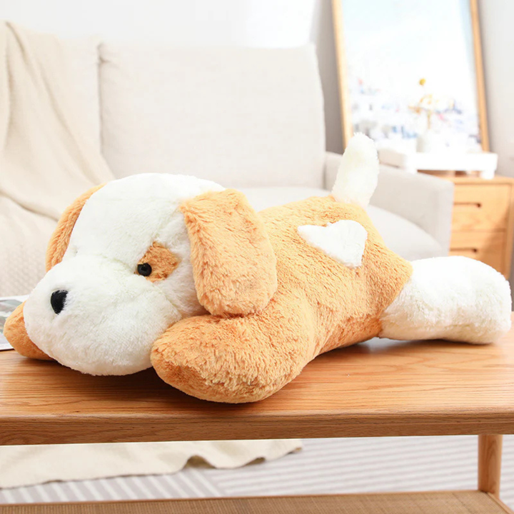 Cute animal-shaped plush dog toy, a soft and washable pet accessory for gentle play