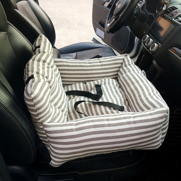 Washable soft pet carrier for small dog travel, airline approved & portable.