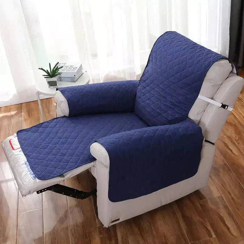 Soft fabric sofa cover, showing its ability to conform to various sofa shapes for universal fit.