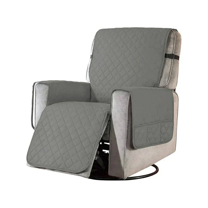 Easy-to-install soft fabric sofa cover, offering a quick home decor update and furniture protection.