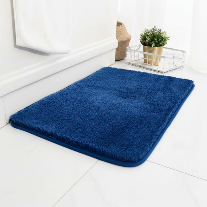 Premium soft & thick bath mat. Highly absorbent, non-slip anti-skid for a safe, comfortable, and quick-dry bathroom floor.
