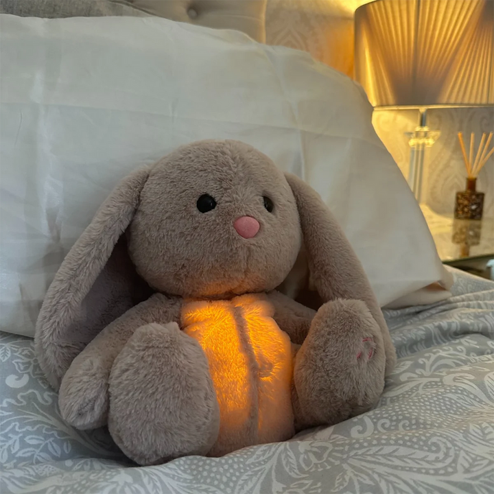 Therapeutic calming cuddle toy, an ultra-soft plush designed for relaxation, anxiety relief & comfort.
