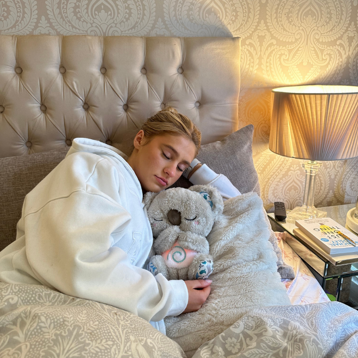 Premium calming cuddle toy, a plush companion offering ultimate relaxation, soothing comfort & stress relief.