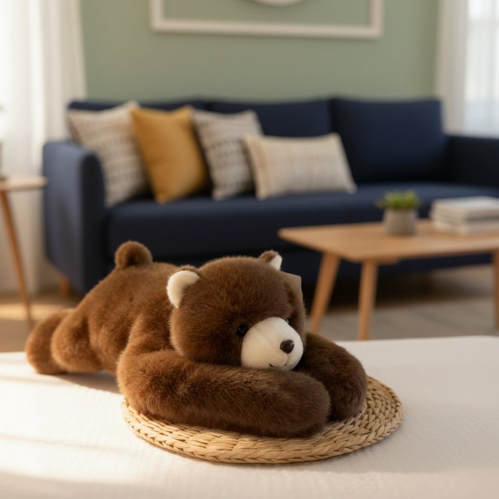 SOFTHUGGO stress relief hugging plush. Soft companion toy for anxiety relief & relaxation.