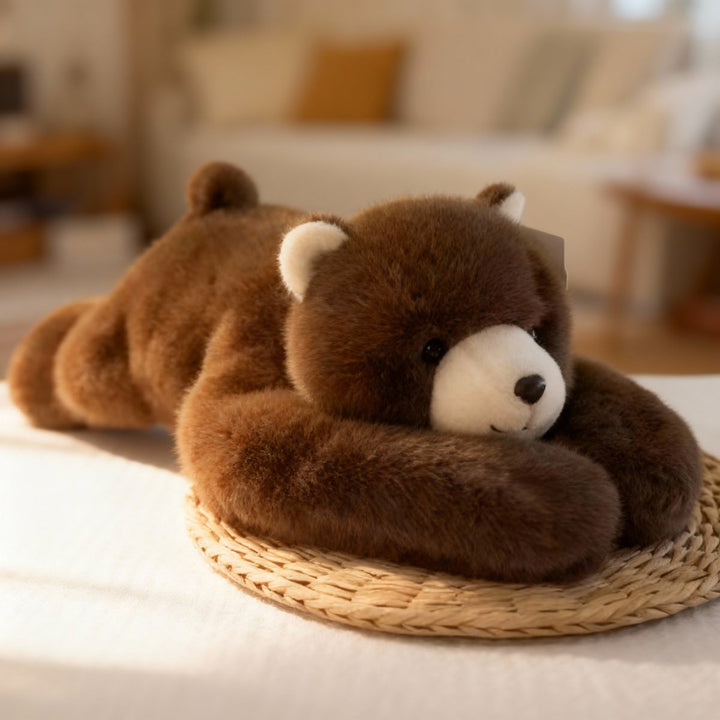 Sleep better with SOFTHUGGO hugging plush, a soft, comforting stress relief companion.