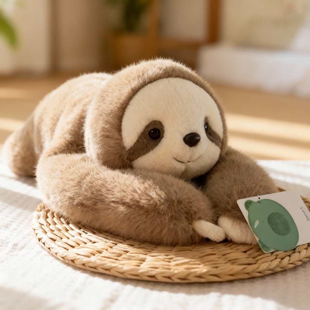 Huggable SOFTHUGGO plushie, designed for calming stress & providing anxiety relief.