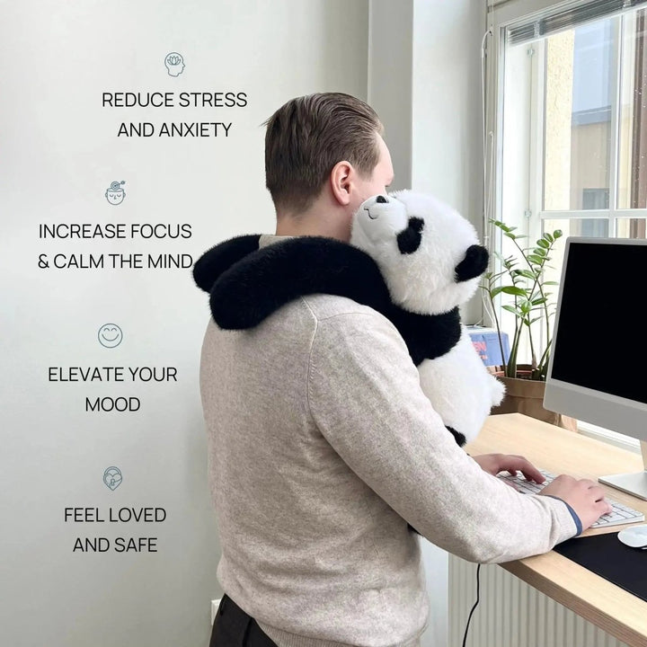 Your new comfort companion: SOFTHUGGO stress relief plush, a soft toy for all ages.