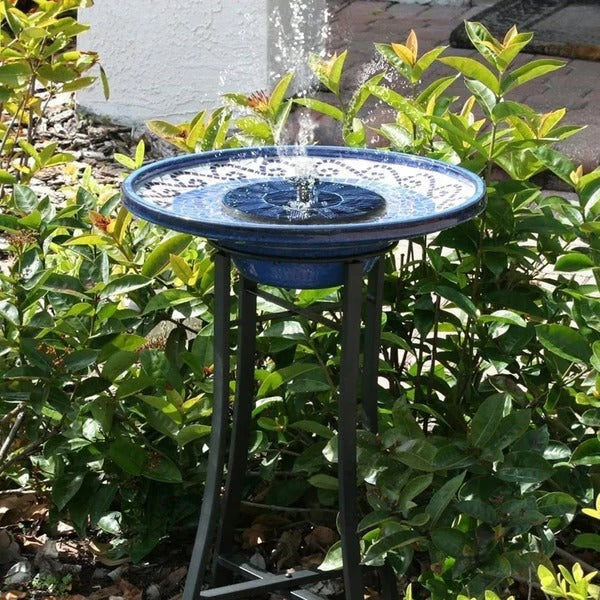 Garden decor solar fountain pump, floating effortlessly, enhancing any pond or outdoor space.