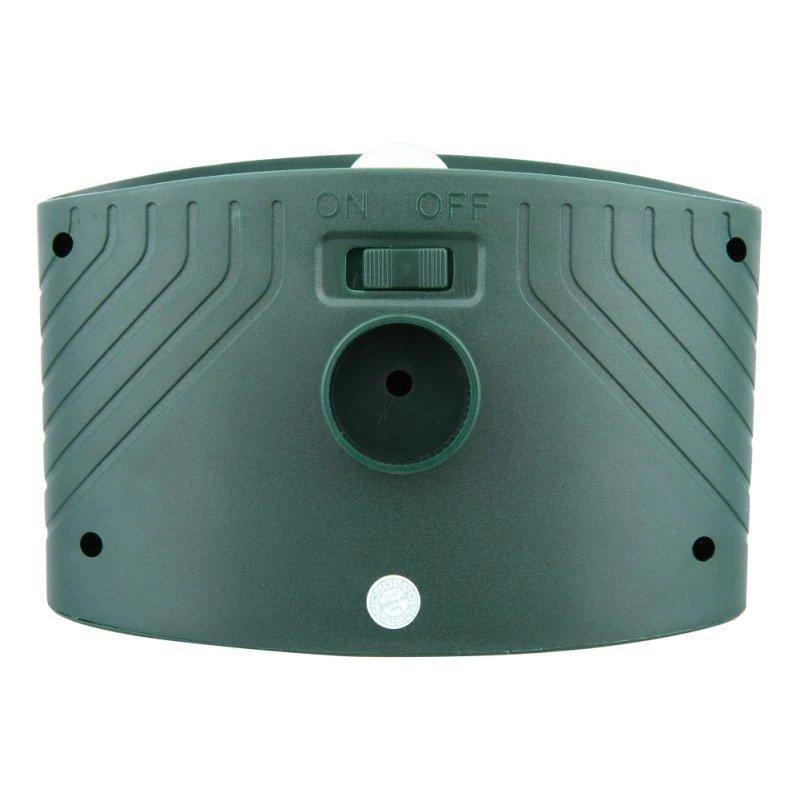 Keep rabbits away! Solar ultrasonic repeller with flashing light offers humane garden protection.