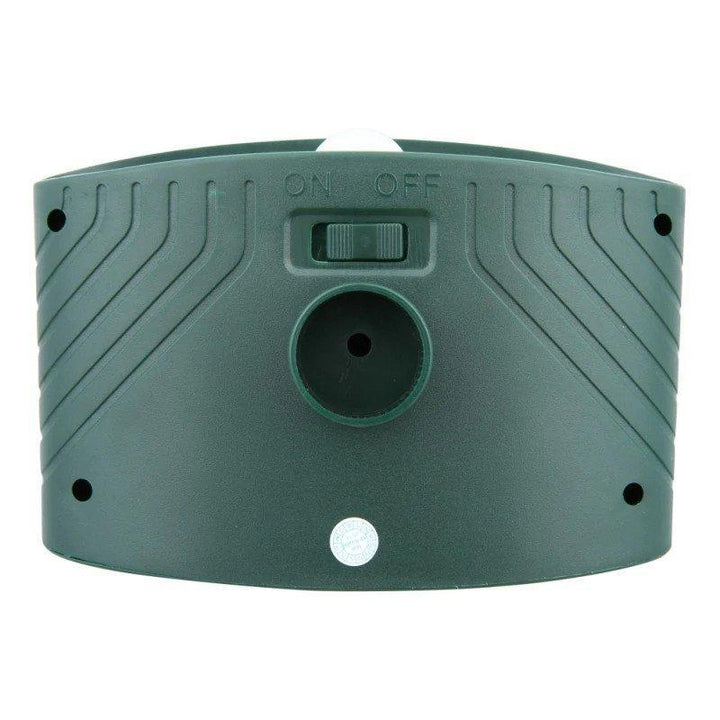 Keep rabbits away! Solar ultrasonic repeller with flashing light offers humane garden protection.