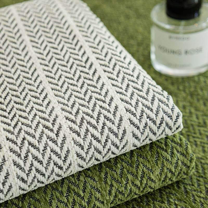 Modern solid color chenille sofa slipcover, anti-scratch for long-term furniture care.