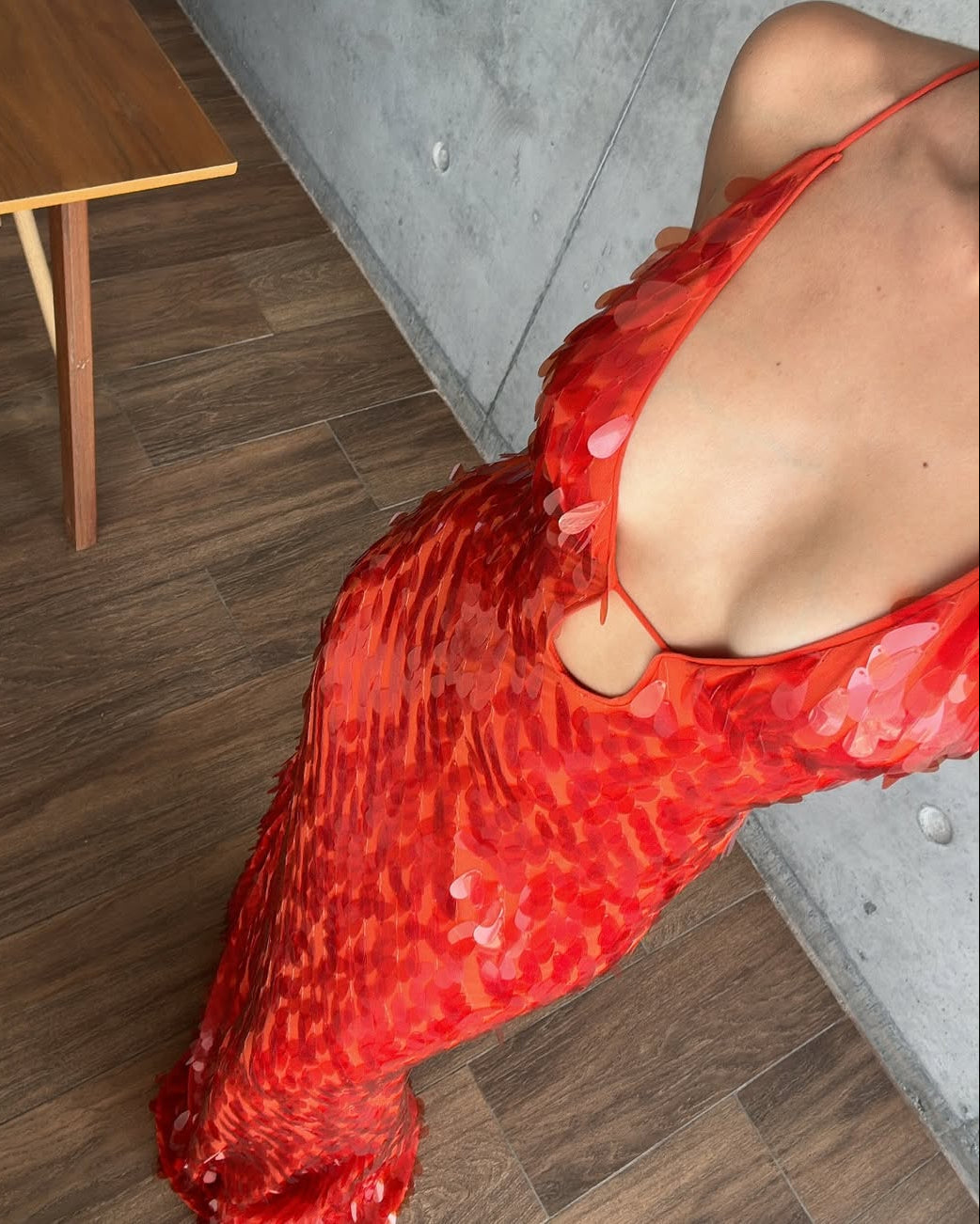 Dazzling sequin plunge maxi dress for women, a formal evening gown perfect for homecoming or special parties.