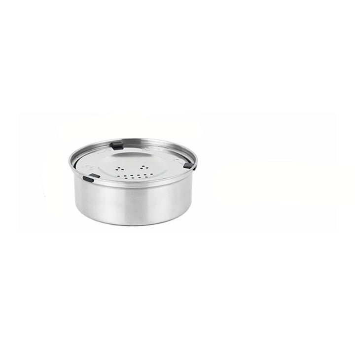 Anti-spill stainless steel pet hydration bowl with non-slip base for dogs, dishwasher safe