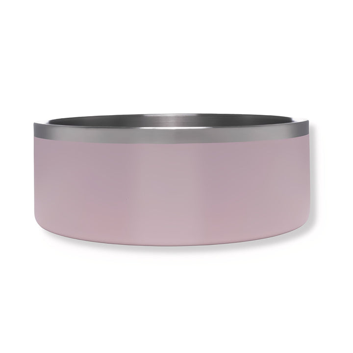 Practical non-slip stainless steel pet bowl, prevents spills during feeding