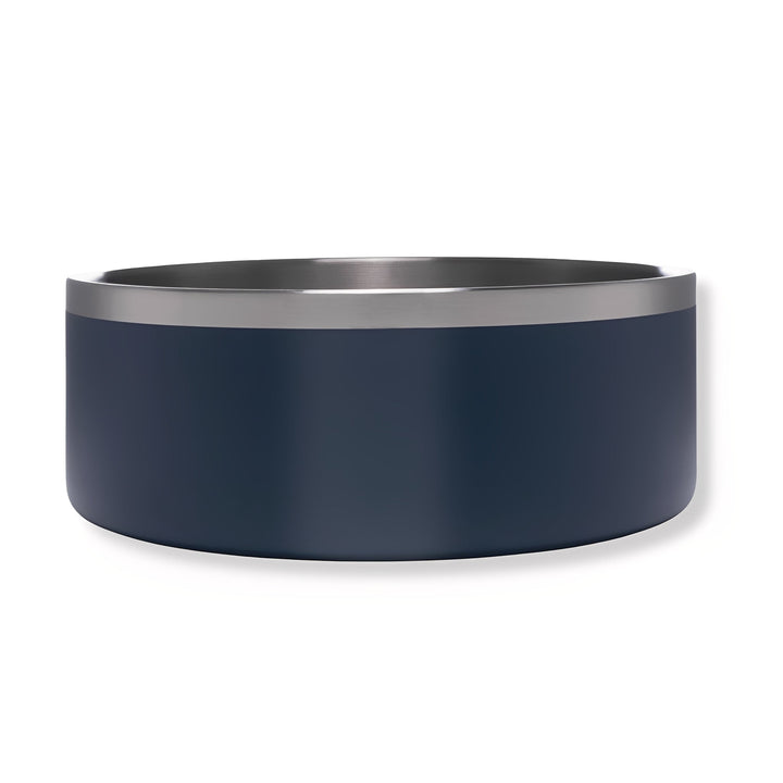 Robust stainless steel dog bowl, easy-to-clean design, non-slip for stability