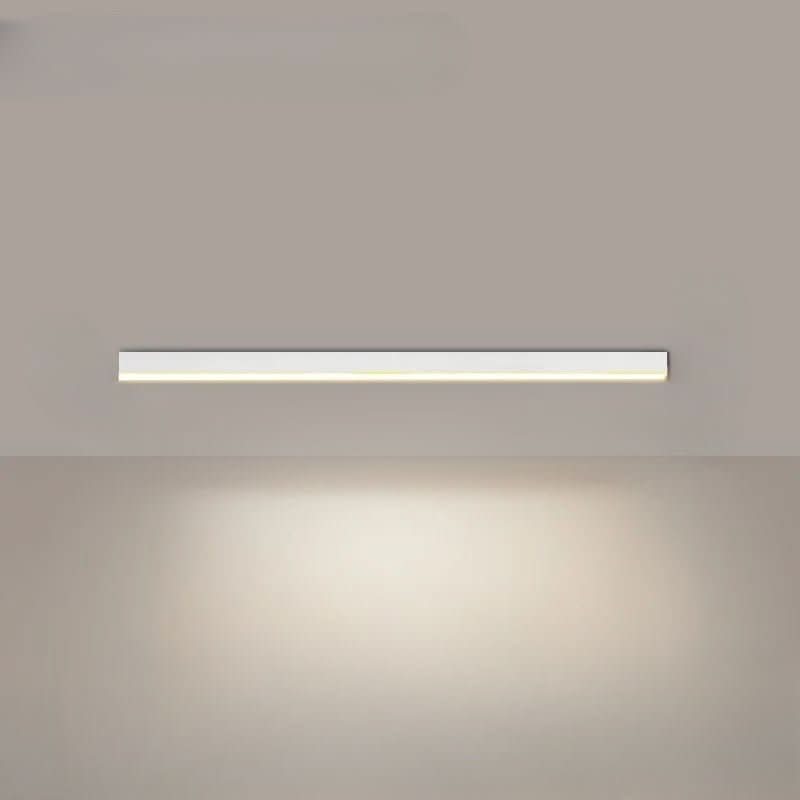 Low profile Scandinavian LED flush mount ceiling light. Modern minimalist design for home decor lighting.