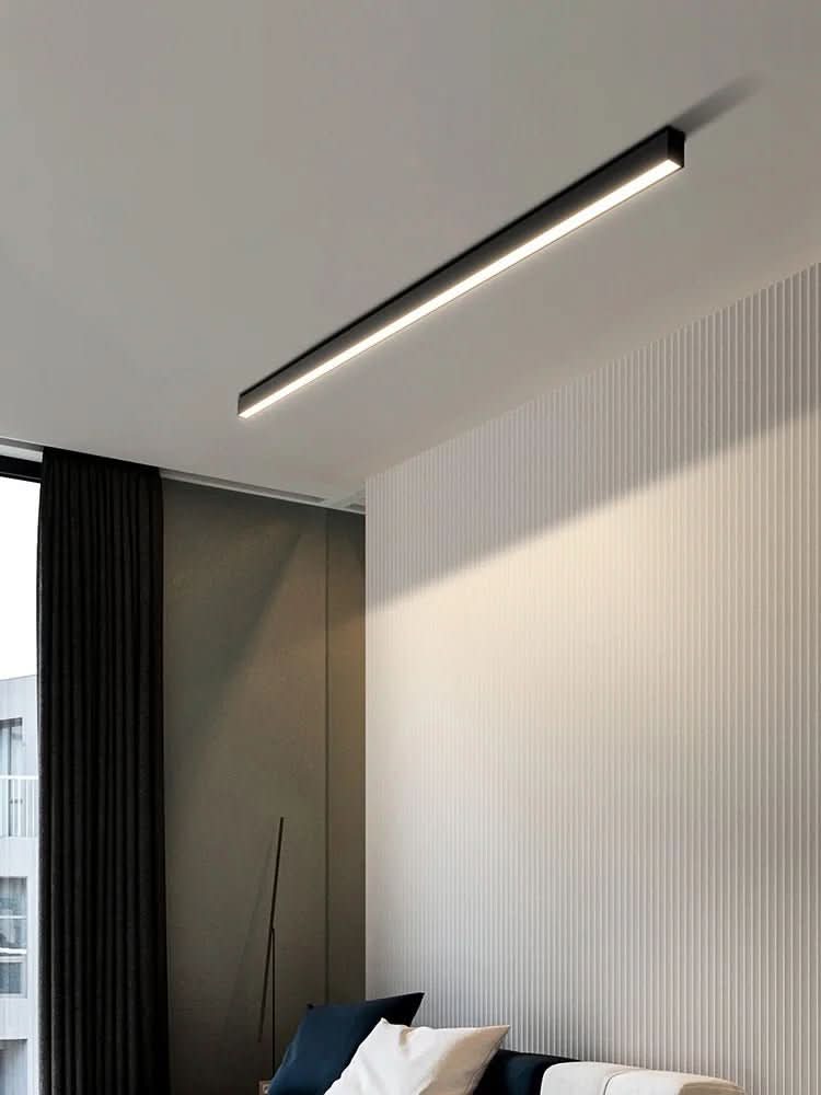 Contemporary LED ceiling light, a Scandinavian flush mount fixture for stylish home & office interiors.