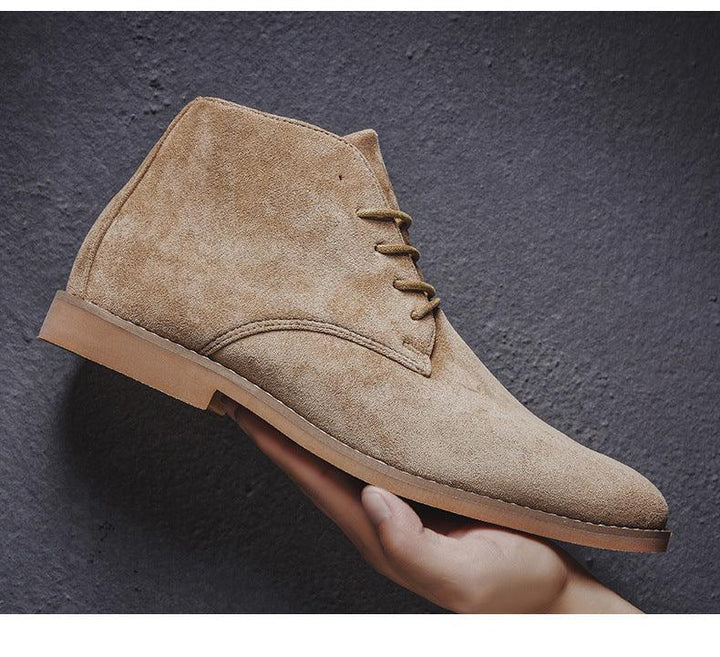 Stylish men's ankle boots for everyday wear, offering all-day comfort and versatile fashion. Modern casual footwear.