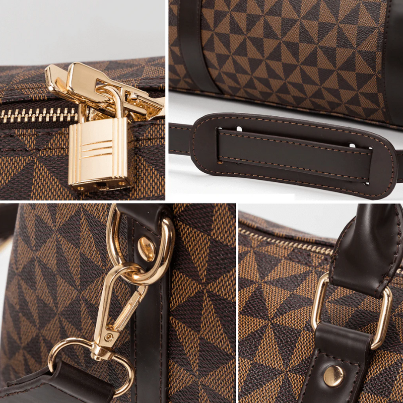 Spacious premium unisex travel duffle bag, ideal carry-on for short trips and weekend essentials.