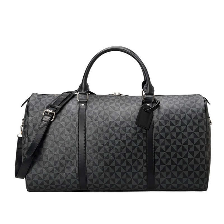 Unisex premium travel duffle bag, an essential stylish carry-on for versatile weekend trips & adventures.