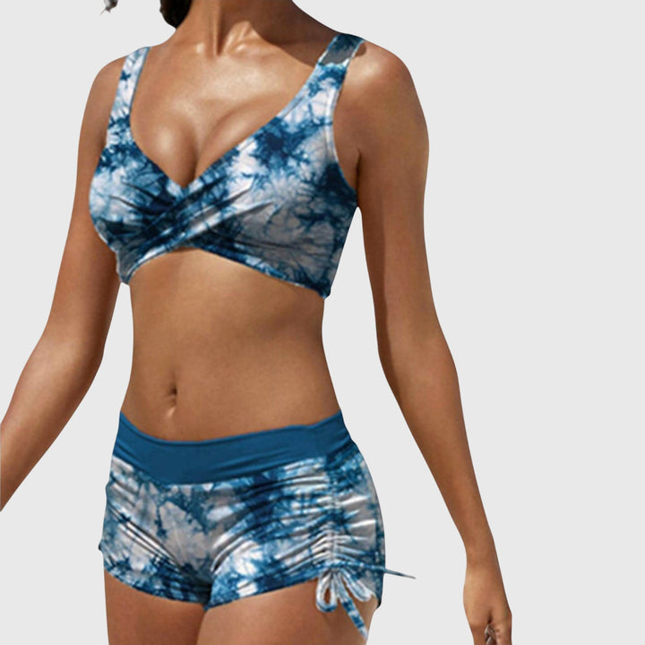 Comfortable two-piece bikini set for women. Enjoy stylish beachwear & poolside fashion this summer.