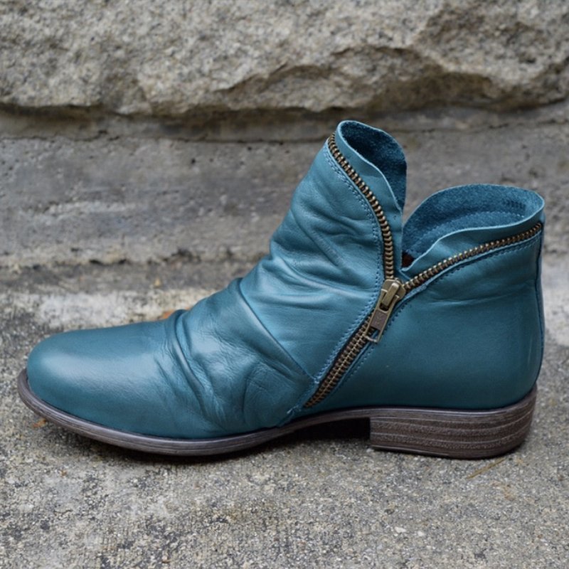 Versatile colored women's ankle boots, ideal comfortable fall fashion footwear for autumn.