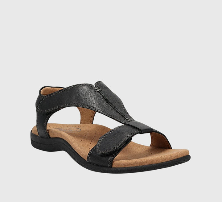 Stylish women's orthopedic comfort sandals with arch support, perfect for all-day wear & casual walking.