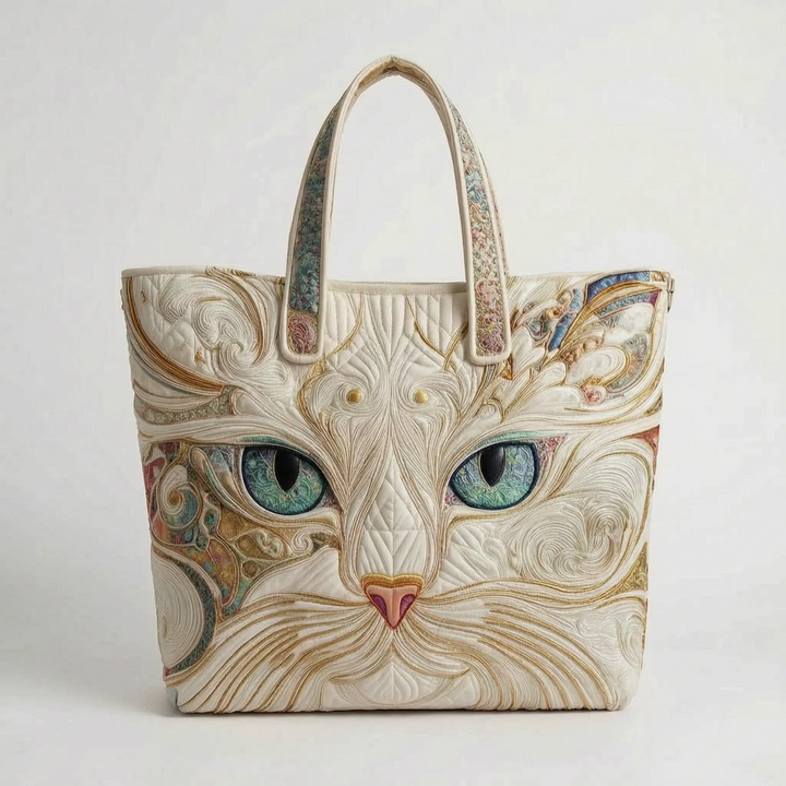 Vibrant and stylish women's printed tote bag, a spacious casual shoulder bag for summer adventures.