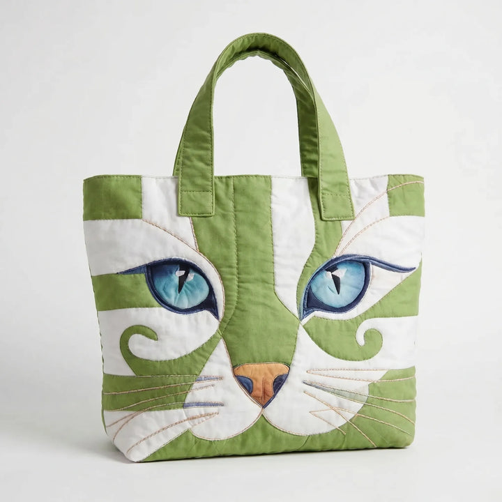 Chic women's printed shoulder bag, a durable and spacious tote for shopping or daily essentials.