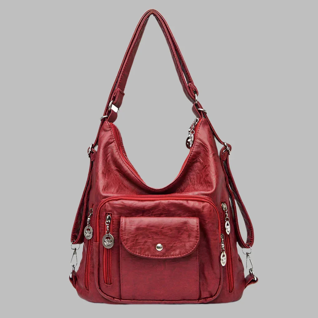 Stylish women's slouchy tote bag. Perfect everyday shoulder bag, versatile for work, travel & fashion accessory.