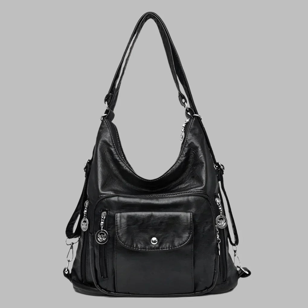 Classic fashion slouchy tote for women. A stylish shoulder bag, perfect everyday carry and travel accessory.