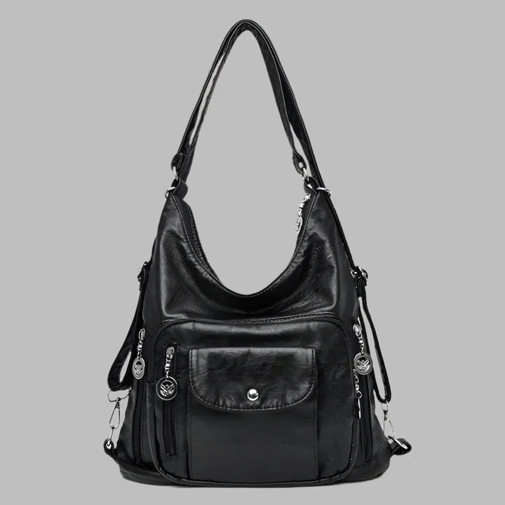 Classic fashion slouchy tote for women. A stylish shoulder bag, perfect everyday carry and travel accessory.
