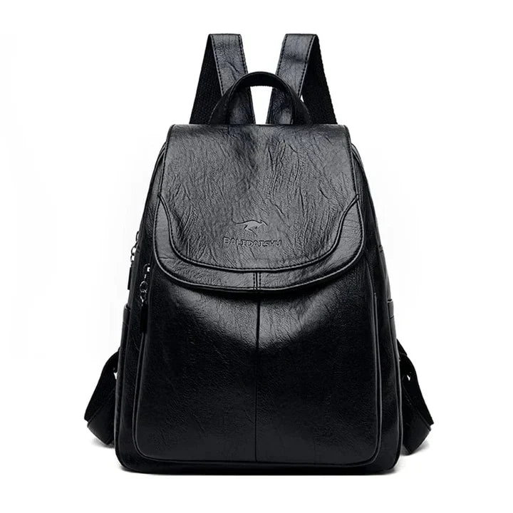 Modern structured flap backpack, a new arrival for women's daily essentials & professional carry.