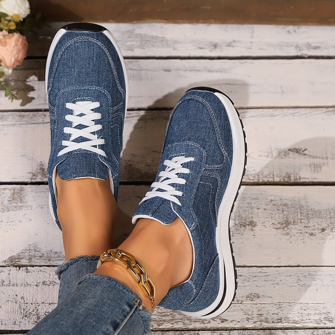 Women's walking sneakers featuring arch support, wide toe box, and soft cushioning for comfortable everyday wear.
