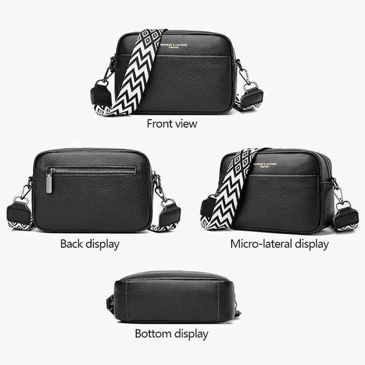 Side profile of a chic women's versatile shoulder bag, perfect for daily fashion.