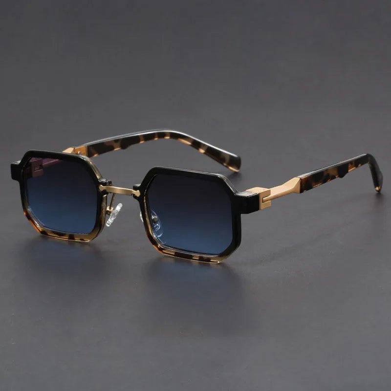 Stylish retro geometric octagon sunglasses for unisex fashion eyewear.