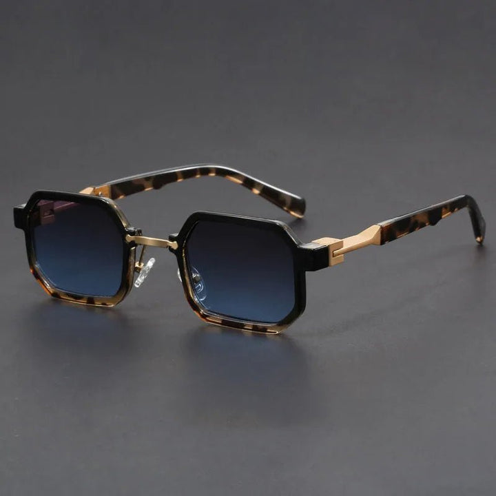 Stylish retro geometric octagon sunglasses for unisex fashion eyewear.