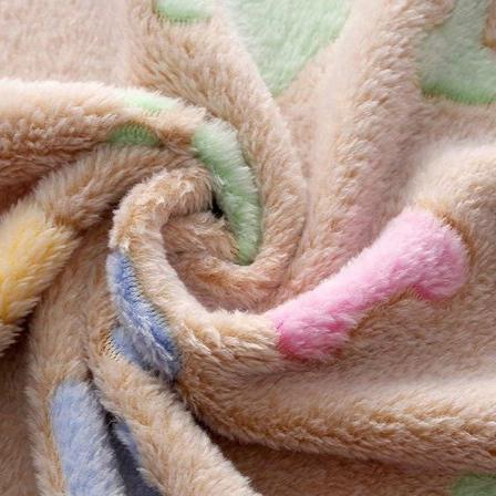 Close-up of a luxurious, super soft fleece pet blanket, ideal for dogs and cats, providing cozy comfort