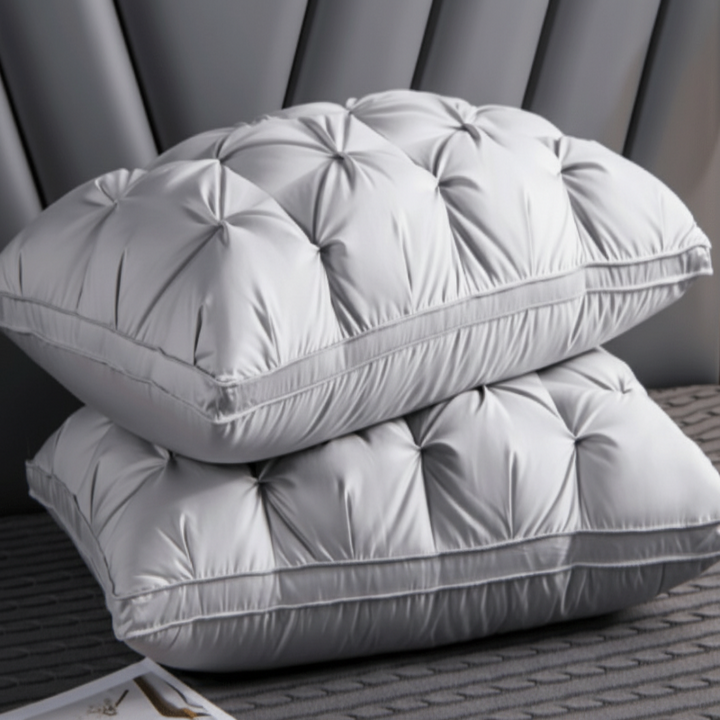 Experience deep, restful sleep with a SWANDOWN pillow. Balanced support bedding for ultimate bedroom comfort.