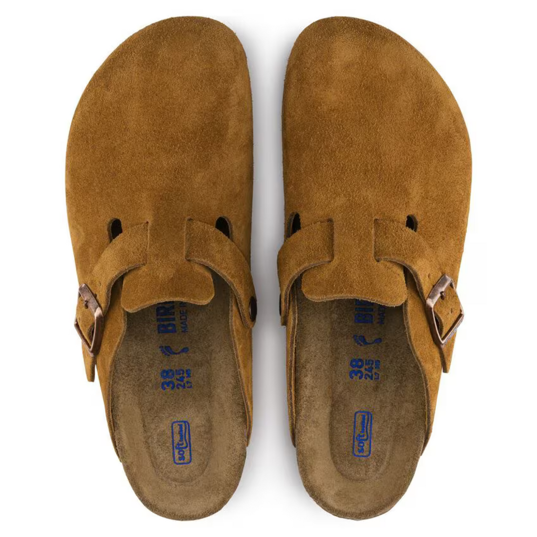 Everyday taupe clogs for women, designed with a soft cushioned footbed for ultimate comfort.