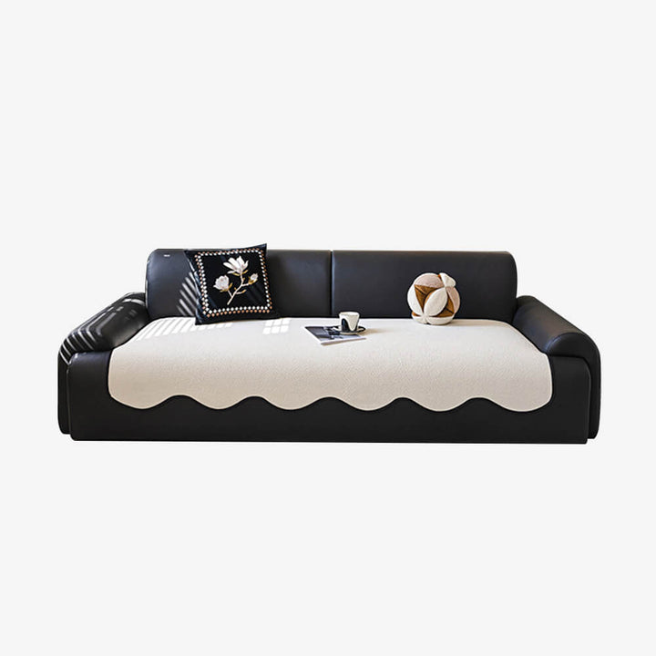 Elegant teddy fleece water-repellent sofa cover, a stylish and functional living room upgrade