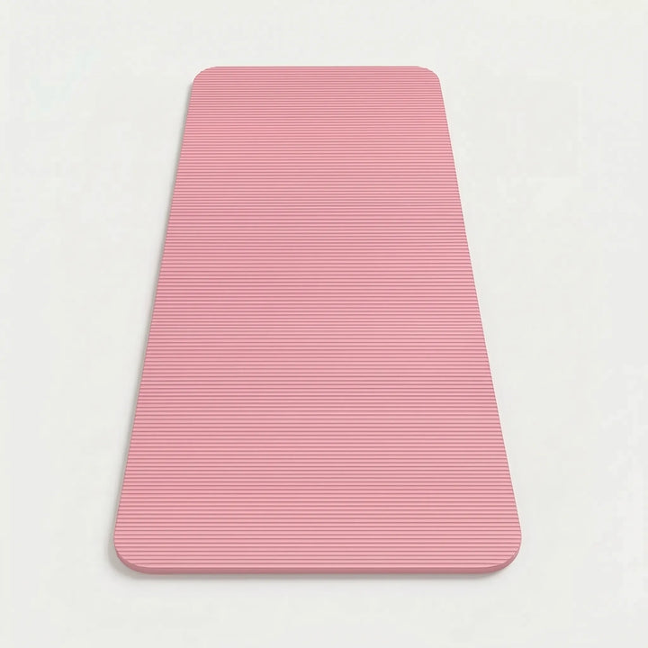 Essential home workout equipment: a thick NBR mat for fitness, yoga, pilates, and joint protection.