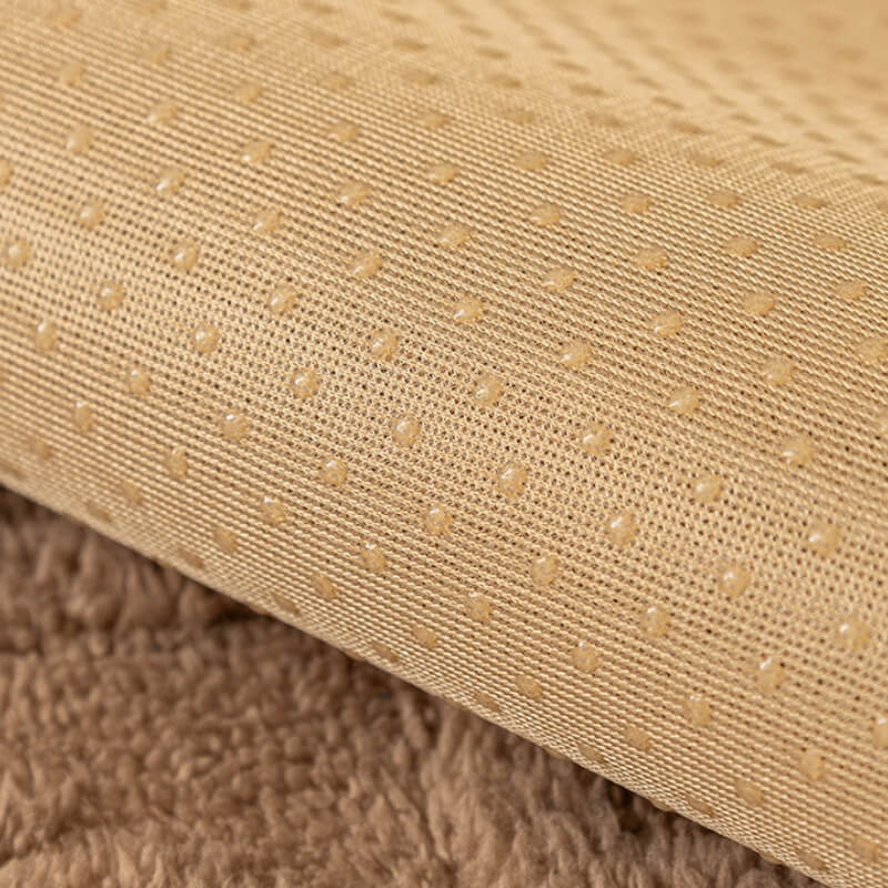 Elegant pet-friendly sofa cover, thickened and plush, providing full furniture protection with non-slip grip.