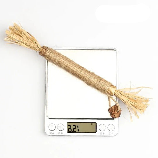 Set of 3 silvervine cat chew toys with durable jute rope, perfect for kittens and dental care.
