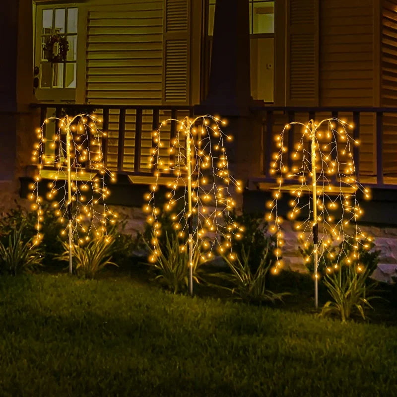 Durable solar lawn lights, engineered for all-weather outdoor use, adding charm to your garden.