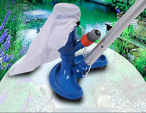 TIDYPOOL Manual Pool Vacuum Cleaner for efficient water cleaning & debris removal in pools, spas, and ponds.