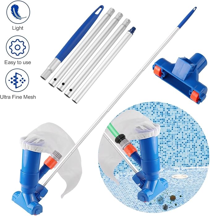 Manual hot tub & spa cleaner by TIDYPOOL. Efficiently removes debris, keeping your spa water pristine.
